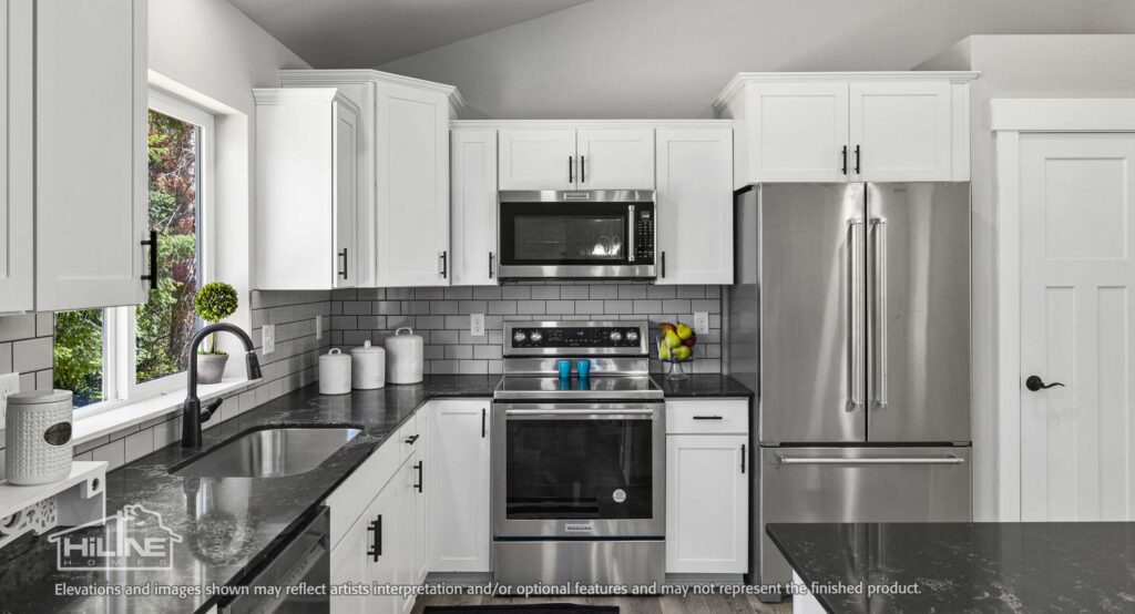 Home Plan 1940A kitchen.