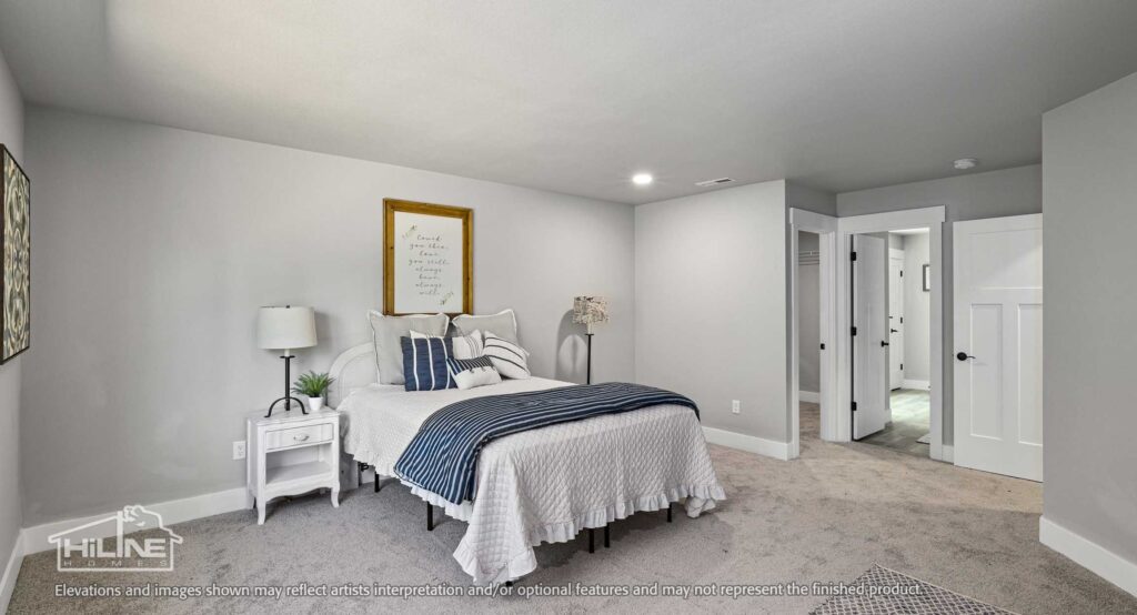 Home Plan 1940A primary suite.