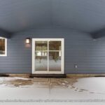 Home plan 1940A back exterior outdoor living space.