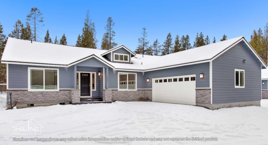 Home Plan 1940A front exterior.