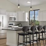 Home Plan 1940A kitchen.