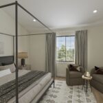 Home Plan 1940A primary suite.