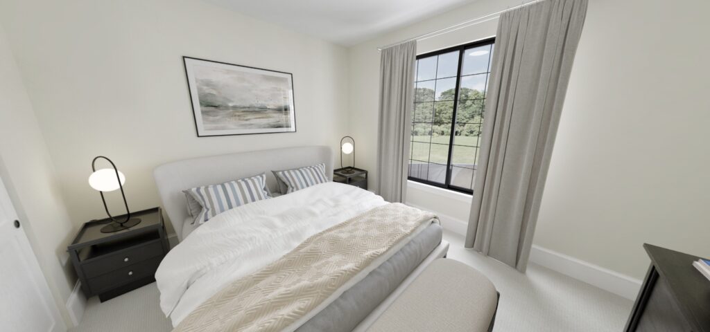 Home Plan 1940B bedroom 4.