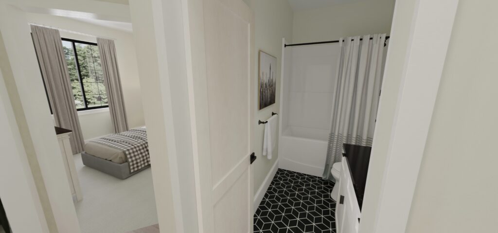 Home Plan 1940B bath.