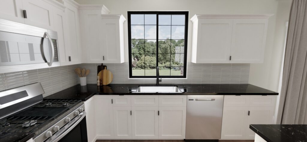 Home Plan 1940B kitchen.