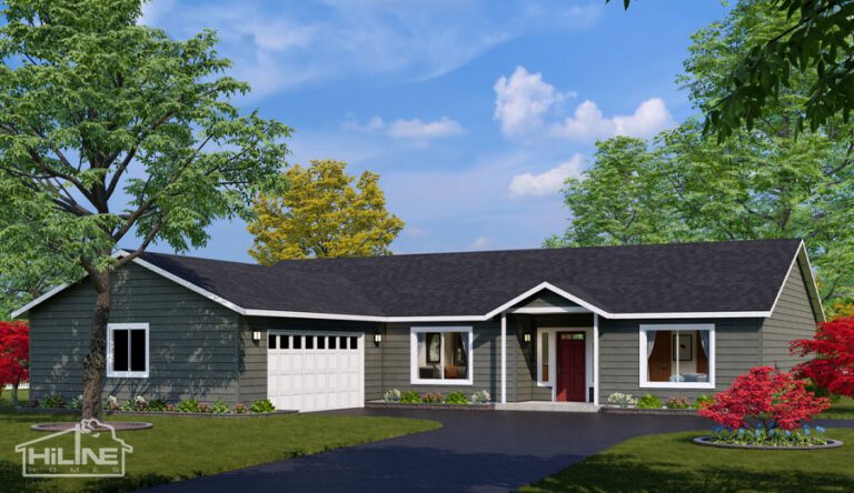 Home plan 1940B standard elevation.