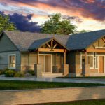 Home Plan 1964 enhanced elevation.