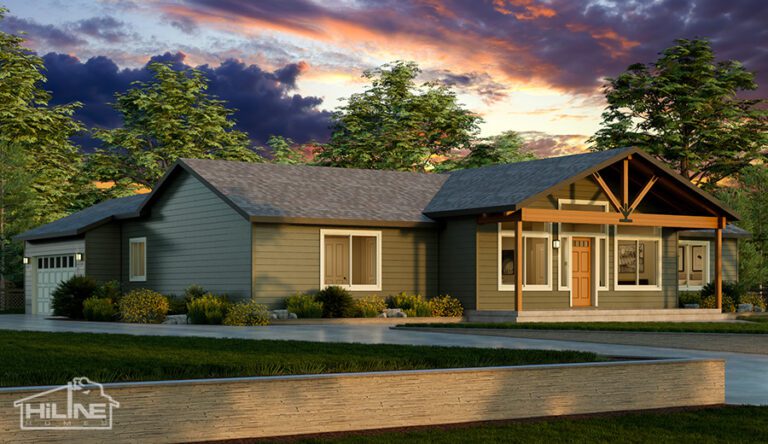 Home Plan 1964 standard elevation.