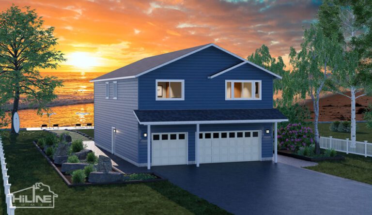 Home plan 2029A standard elevation.