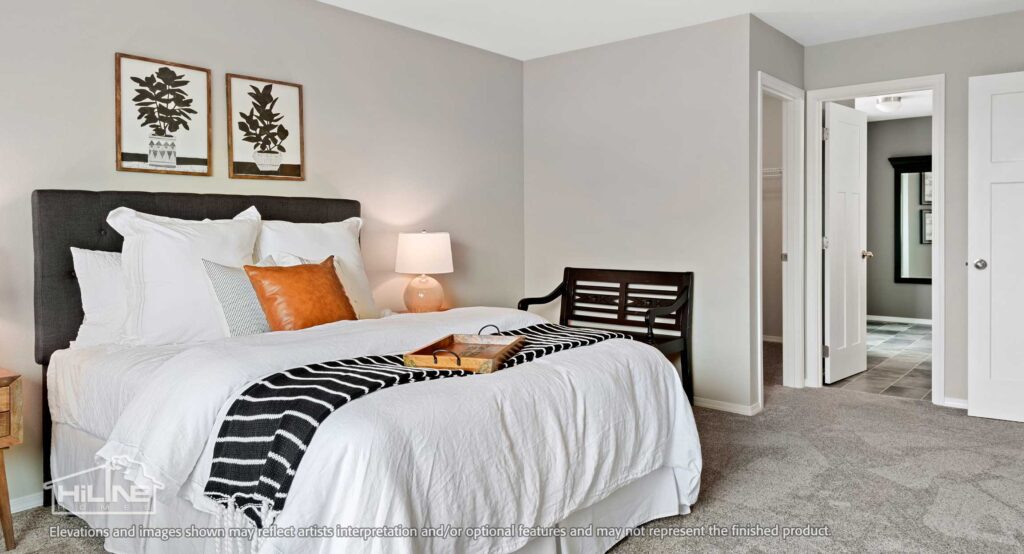 Home Plan 2232 primary suite.