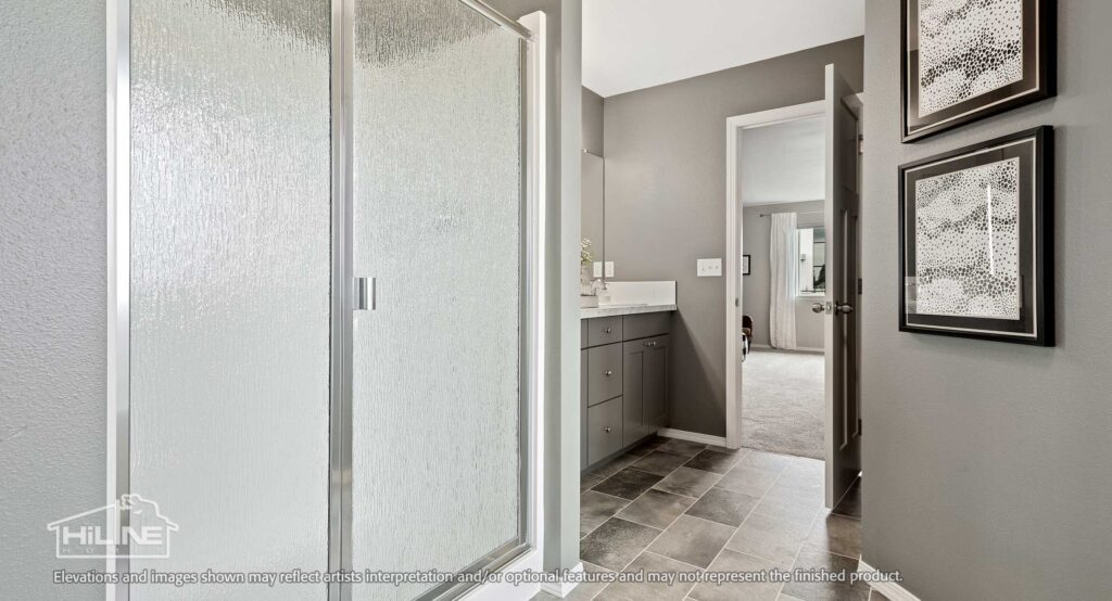 Home Plan 2232 primary bath.