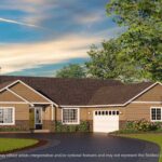 Home Plan 2232 optional elevation.