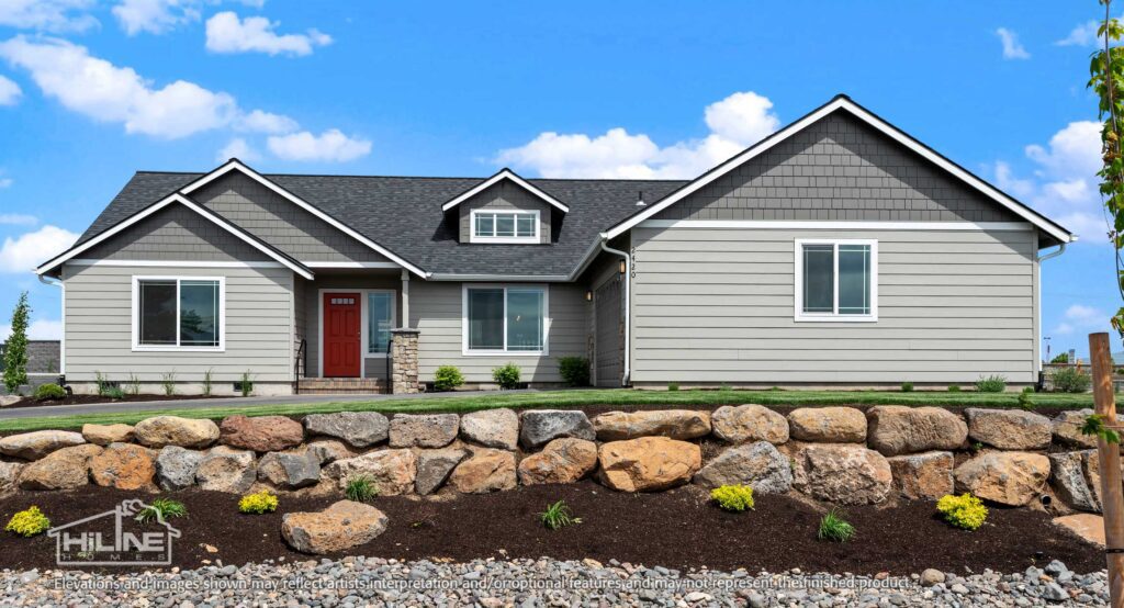 Home Plan 2232 front exterior.