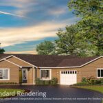 Home Plan 2232 standard elevation.