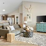 Home Plan 2232 living and kitchen.