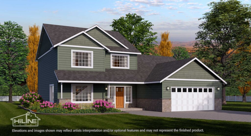 Home plan 2302 optional elevation.