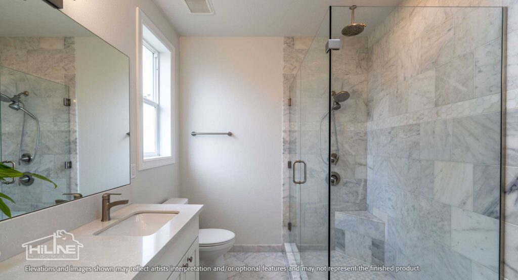 Home plan 2302 primary bath.