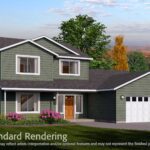 Home Plan 2302 standard elevation.
