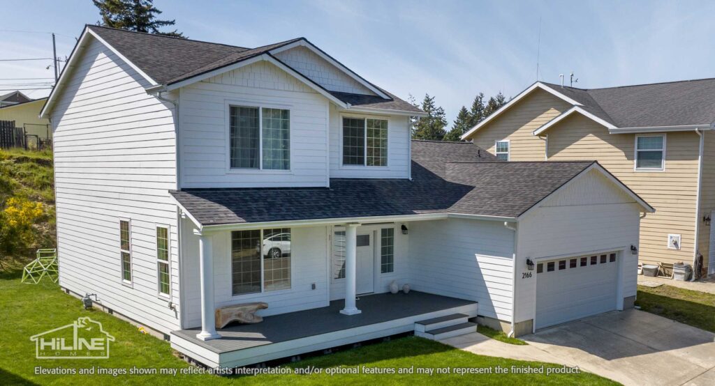 Home plan 2302 front exterior.