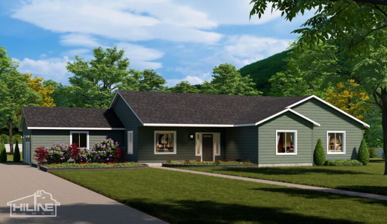 Home Plan 2320 standard elevation.