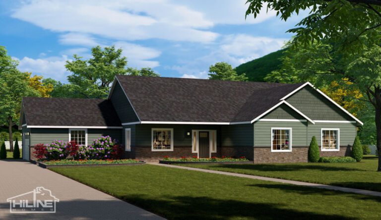 Home Plan 2320 optional elevation.