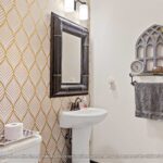 Home Plan 2345 powder bath.