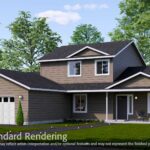 Home Plan 2345 standard elevation.