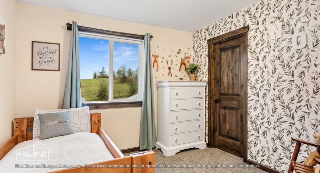 Home Plan 2345 bedroom.