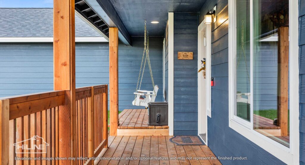 Home plan 2345 covered porch.