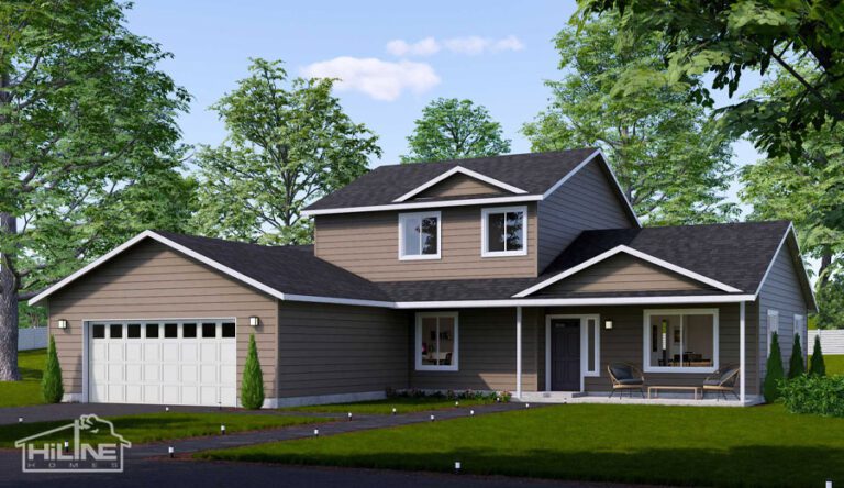 Home Plan 2345 standard elevation.