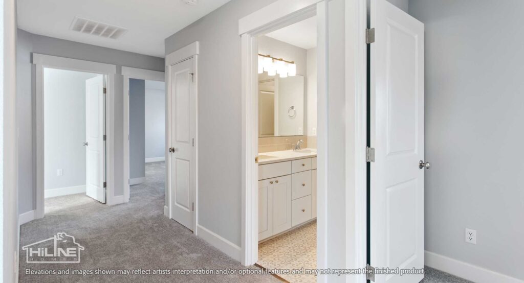 Home Plan 2373 hallway.