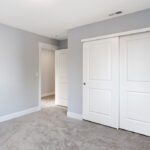 Bedroom showing closets.