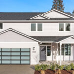Custom exterior of home plan 2373.