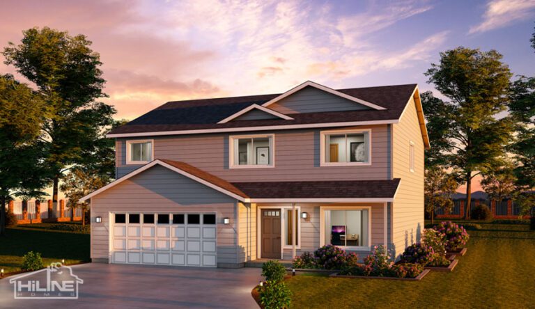 Home Plan 2373 standard elevation.