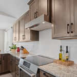 Focus on custom cabinets in new home build in Scappoose, Oregon.