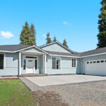 Exterior of Scappoose Oregon custom build of Home Plan 2443.