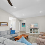 Custom great room in home plan 2443.