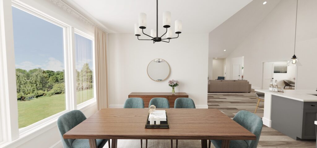 Home Plan 2443 dining room.