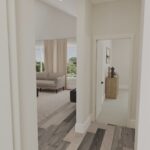 Home Plan 2443 hallway.