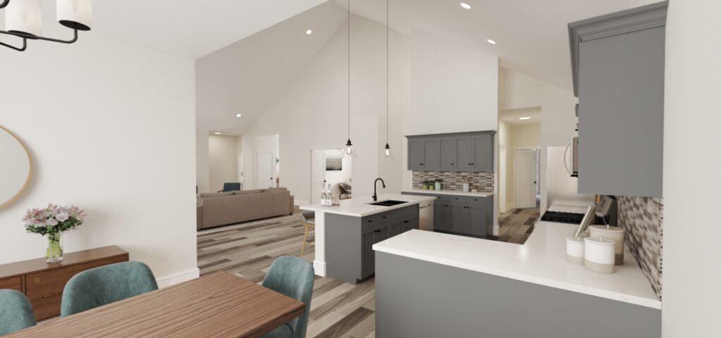 Home Plan 2443 kitchen.