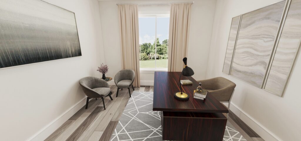 Home Plan 2443 office.