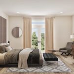 Home Plan 2443 primary suite.