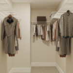 Home Plan 2443 primary suite walk in closet.