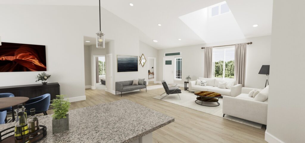 Home Plan 2576 great room.