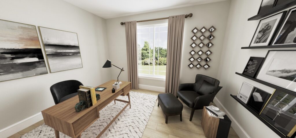 Home Plan 2576 office.