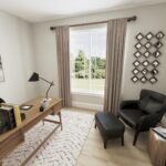 Home Plan 2576 office.