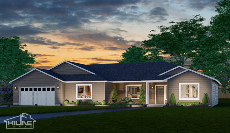 Home Plan 2576 standard elevation.