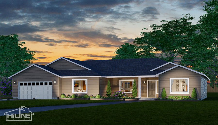 Home Plan 2576 standard elevation.