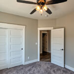 Bedroom with closet.