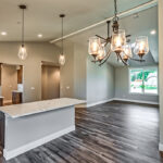 Dining room to kitchen and living room.